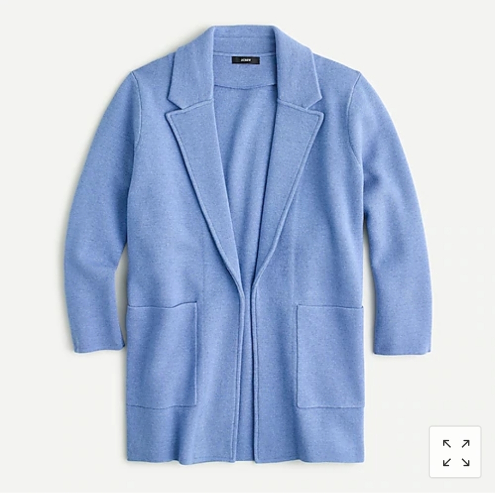Sophie open-front sweater-blazer

XXS heather blue